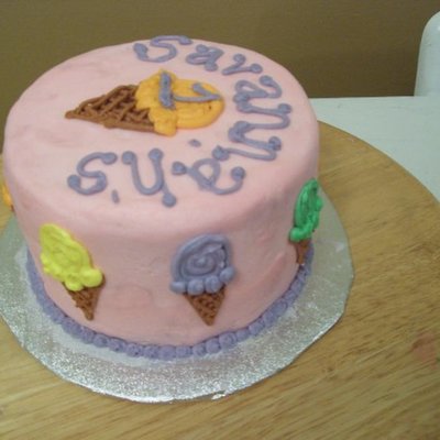 Ice Cream Cone Cake