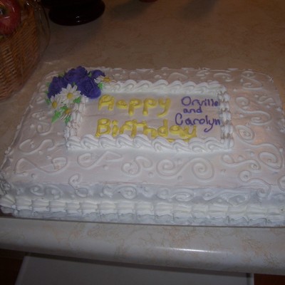 Buttercream Birthday Cake