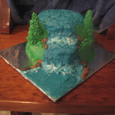 Waterfall Cake