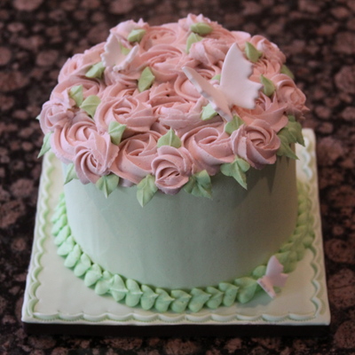 Butterfly Garden Theme Smash Cake