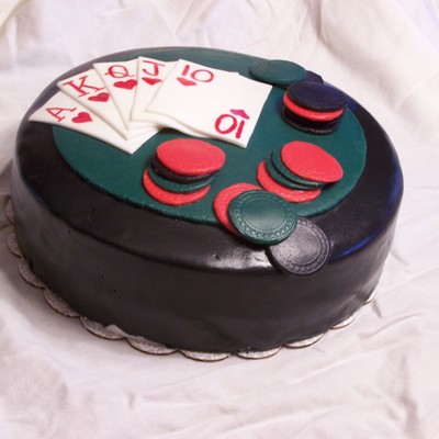 Poker Cake