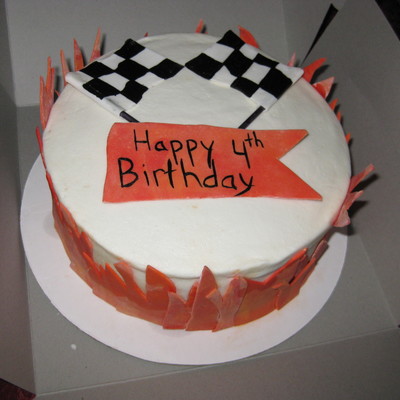 Hot Wheels Cake