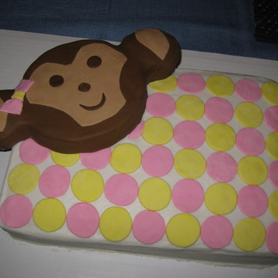 Polka Dot Monkey Face