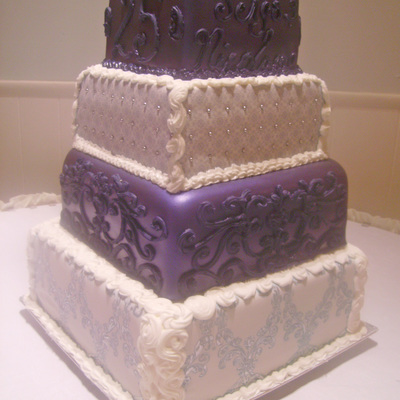 Royal Purple And White