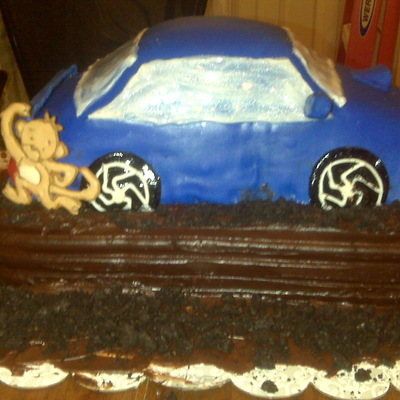'trunkmonkey' Subaru Cake