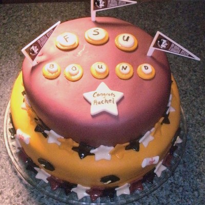Rachel's Fsu Graduation Cake