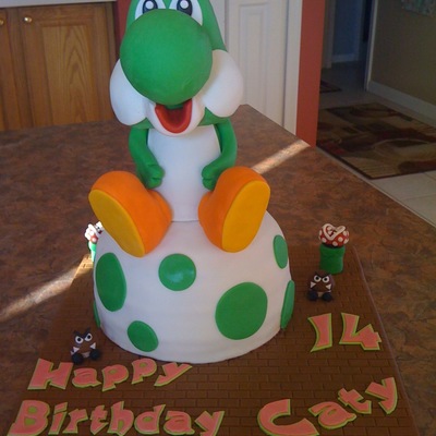 Yoshi Cake