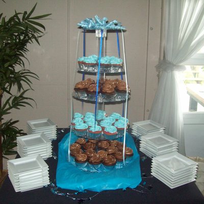 Baby Shower Cupcake Tower