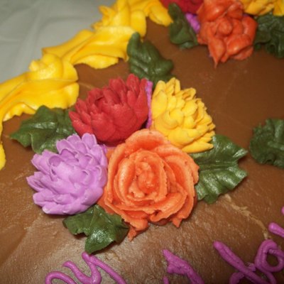 Fall B-Day Cake For 76Year Old G'mom