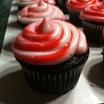 Peppermint Twist Cupcakes