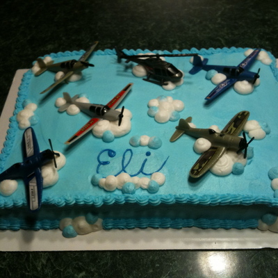 Airplane Sheet Cake