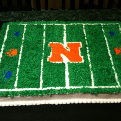 Football Field Cake