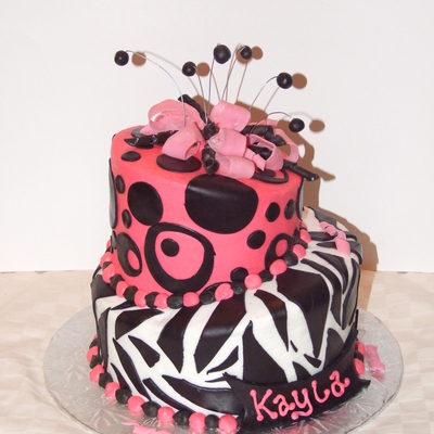 Zebra Stripes And Polka Dots