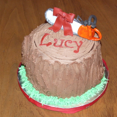 Chainsaw Cake