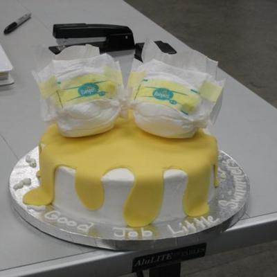 Angie's Babyshower Cake For The Twins