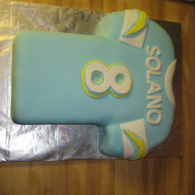 San Diego Chargers Jersey Cake