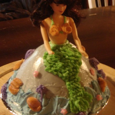 First Try At Mermaid Cake