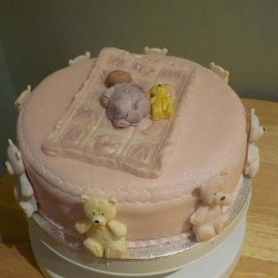 Baby & Teddy Cake