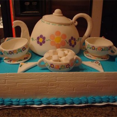 6Year Old's Tea Party Cake