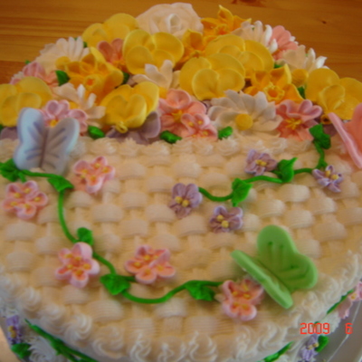 Flower Basket Cake