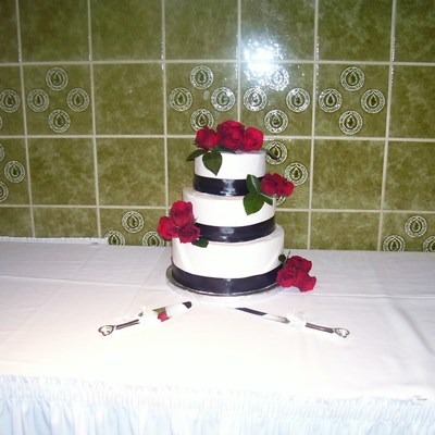 Black, Red And White