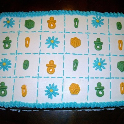 Baby Blanket Cake