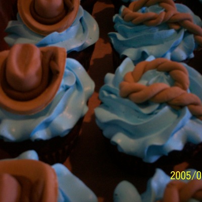 Cowboy Babyshower Cupcakes