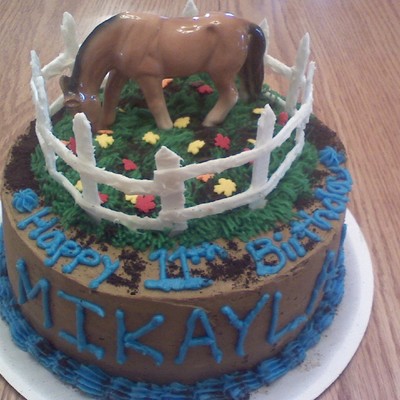 Horse Themed Cake