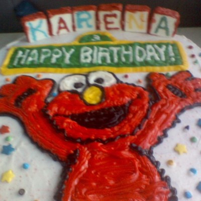 Elmo's Appearance At Karena's Party!