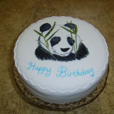 Panda Birthday Cake