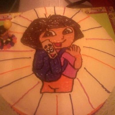 Dora Birthday Cake