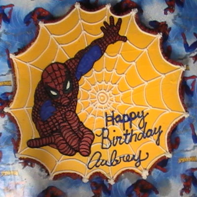 Spiderman Birthday Cake