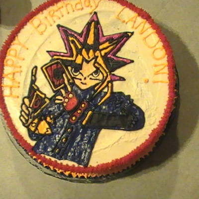 Yu-Gi-Oh Birthday Cake