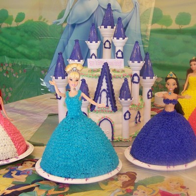 ::princess Castle And 6 Princess
