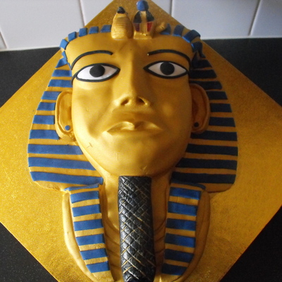 Egyptian Themed Birthday Cake