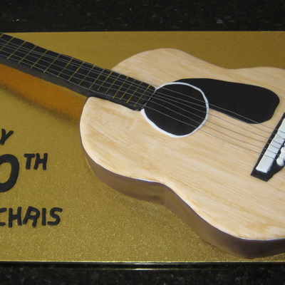 Guitar Cake