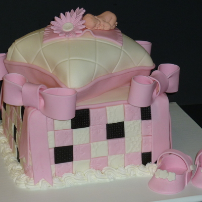Pillow And Patchwork Cake