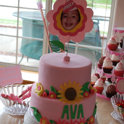 Ava's Flower First Birthday