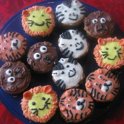 Animal Cupcakes