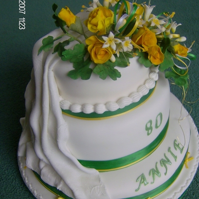 80Th Bday Cake