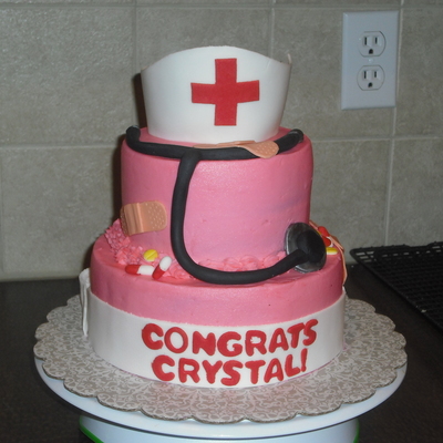 Nursing School Graduation Cake