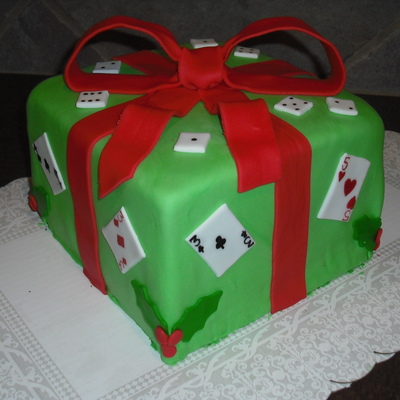 Cards And Dice Christmas Present