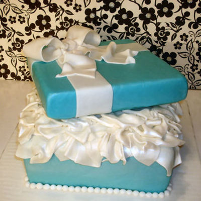 Tiffany Box Cake