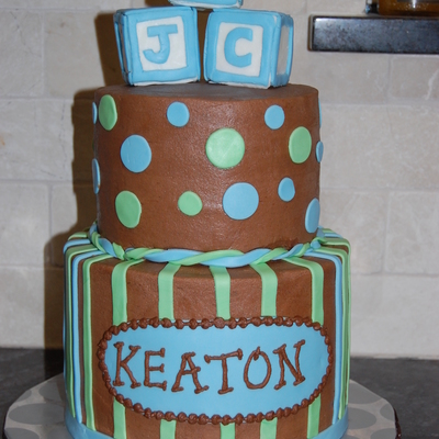Baby Boy Shower Cake