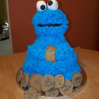 Cookie Monster Cake