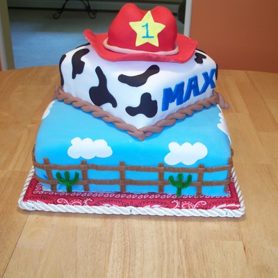 Cowboy Kids Cake