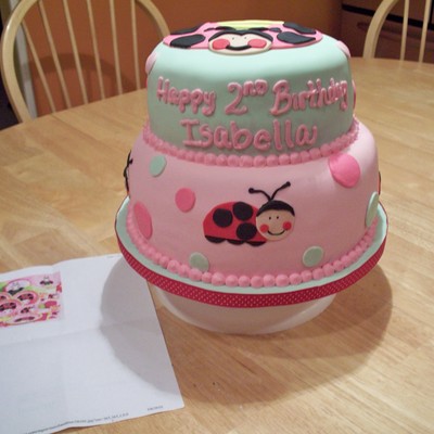 Sweet Lady Bug Cake