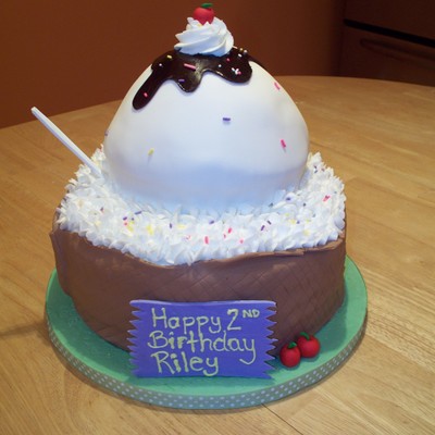 Ice Cream Sundae Cake