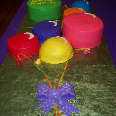 Bunch Of Balloons Cake
