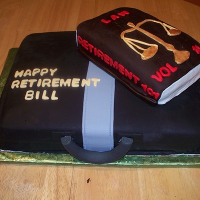Attorney Retirement Cake